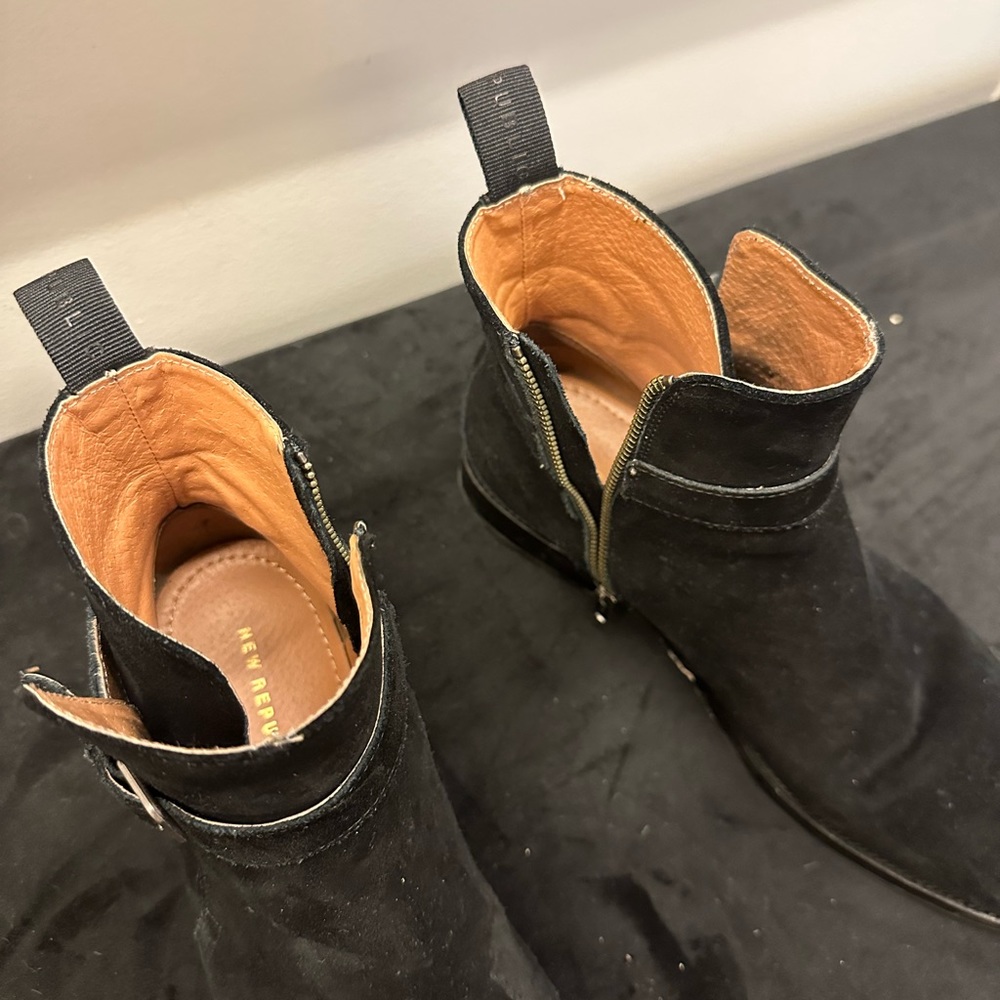 Black New Republic Jodphur Boots - Men 9.5